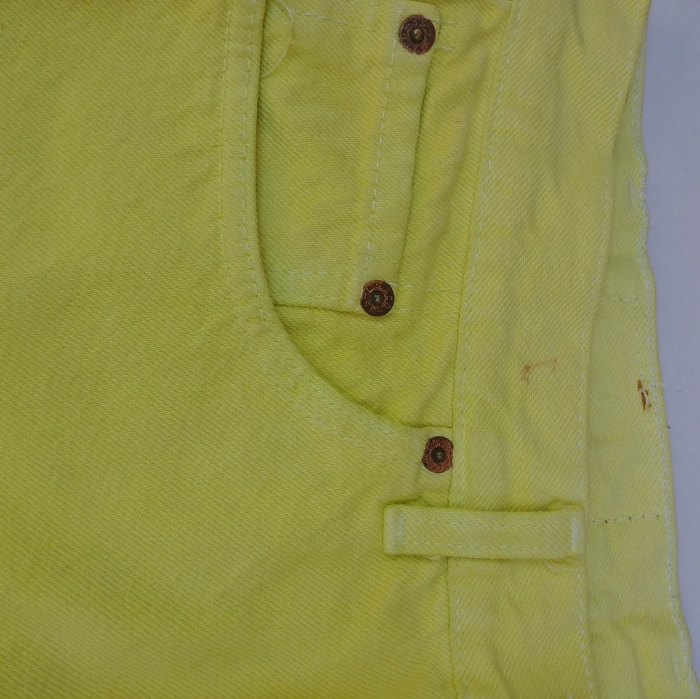 Rare vintage levis dyed Jean shorts - Picture 4 of 6